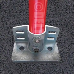 Tube Clamps - Base Flange With Kick Plate (48.3mm) 247D