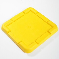 Tredder Plates - use with scaffolding Base Jacks - Yellow (50 pack)