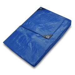 Fence Panel Tarpaulin - 1.83m x 3.6m Blue 110gsm
