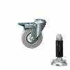 Braked Swivel Castor & Expander for 26.9mm Tube (A)
