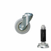 Unbraked Swivel Castor & Expander for 26.9mm Tube (A)