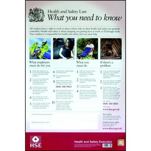 Health and Safety Law Poster 