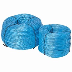 Blue Polypropylene Rope, 6mm Diameter 100m Coil