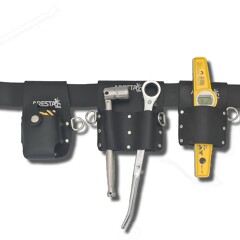 Black Leather Tool Belt Kit + Tools