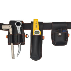 Black Leather Tool Belt Kit inc Tools