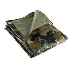 Camouflage Tarpaulin, 2.7m x 3.5m, Lightweight 80GSM