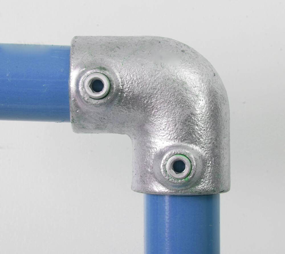 90 degree Elbow 125C Tube 42.4mm Key Clamp Pipe Clamp